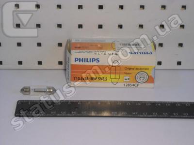 PHILIPS / 12854CP / Лампа (задние фонари) Festoon T10,5X38 (пр-во Philips) фото 1