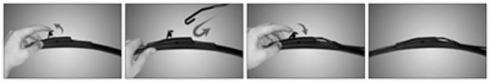 TRICO / NF430 / Щетка стеклоочистителя бескаркасная (NEOFORM-430 см) Хонда (пр-во TRICO) фото 3