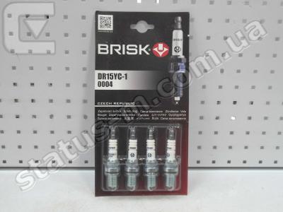 BRISK,Чехия / DR15YC1.4B / Свеча зажигания ВАЗ 2108-15 инжек. (пр-во BRISK,Чехия) 16 ключ фото 1
