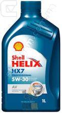 SHELL / 5W-30 / Масло моторн. SHELL Helix HX7 SAE 5W-30 AV PROFESSIONAL Канистра 1L(Синтетика) фото 1