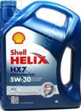 SHELL / 5W-30 / Масло моторн. SHELL Helix HX7 SAE 5W-30 AV PROFESSIONAL Канистра 4L(Синтетика) фото 1