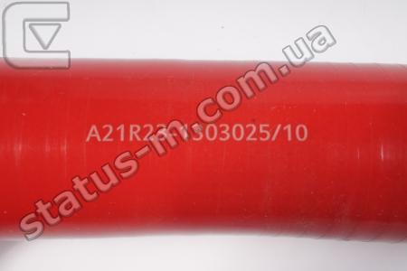 Техно Резина / A21R23-1303025/10 / Патрубок радиатора Газель NEXT дв.Evotech 2,7 компл.2шт (силикон красный) (пр-во Техно Резина) фото 2