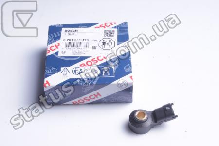 BOSCH / 0261231176 / Датчик детонации Газель NEXT,Бизнес,УАЗ дв.409,Evotech 2,7 (пр-во Bosch) фото 1