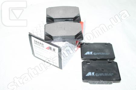 ABS / 36080 / Колодка торм. ВАЗ 2101-07 передн. (компл.4шт) (пр-во ABS) фото 1
