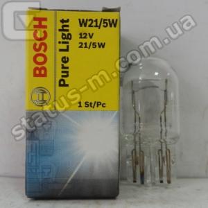 BOSCH / 1 987 302 206 / Лампа (подсветка номера) 12V 5W W5W (пр-во Bosch) фото 1