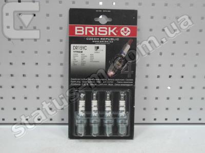 BRISK,Чехия / DR15YC.4B / Свеча зажигания ВАЗ 2101-08 карб. (компл.4шт) (блистер) (пр-во BRISK,Чехия) 16 ключ фото 1
