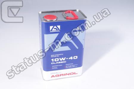 Агринол / 10W-40 SG/CD / Масло моторное 10W-40 полусинтетическое Classic SG/CD (4л) (пр-во Агринол) фото 1