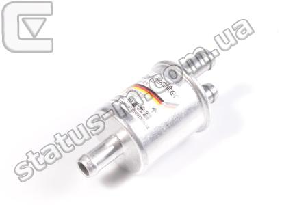 Италия / 110R-010911 / ГБО фильтр газовый тонкой очистки 12х12х12 алюм. (2 выхода) (6-8 цилиндровый двигатель) (пр-во OEM) фото 2