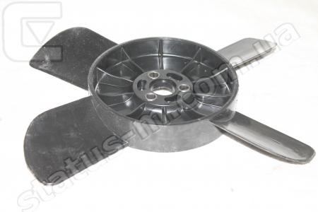 Украина / 2101-1308010 / Вентилятор системы охлаждения ВАЗ 2101-07 (крыльчатка) 4 лопасти (черный) металл. втулка (пр-во г.Херсон) фото 2