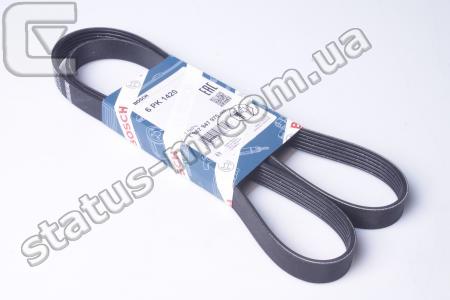 BOSCH / 1 987 947 975 / Ремень 6PK1420 привода генератора Газель,Волга,УАЗ дв.40524 Euro-3 с ГУР (поликлиновый) (пр-во Bosch) фото 1