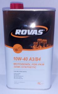 Rovas / Т40001 / Масло моторное ROVAS 10W40 A3/B4 (1л) (пр-во Rovas) фото 1