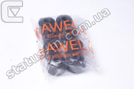AWEL / 21-2905460 / Втулка амортизатора верхн. Волга,Соболь (компл.8шт) в упак. (пр-во AWEL) фото 1