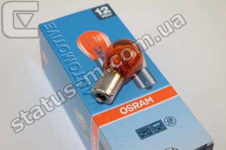 OSRAM / 7507FS / Лампа P21W BAU15s стоп-сигнал, указатели поворота 12V 21W (желтая) (пр-во OSRAM) фото 1