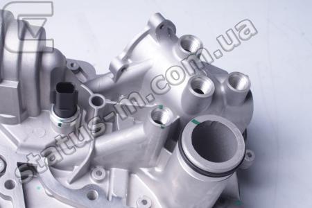 CUMMINS / 5337057,5681401 / Крышка блока цилиндров передний Газель NEXT,Бизнес дв.Cummins ISF 2.8 Euro-5 в сборе (с маслянным насосом, охладит.) (пр-во Cummins) фото 1