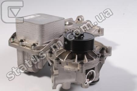 CUMMINS / 5337057,5681401 / Крышка блока цилиндров передний Газель NEXT,Бизнес дв.Cummins ISF 2.8 Euro-5 в сборе (с маслянным насосом, охладит.) (пр-во Cummins) фото 3