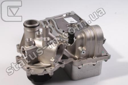 CUMMINS / 5337057,5681401 / Крышка блока цилиндров передний Газель NEXT,Бизнес дв.Cummins ISF 2.8 Euro-5 в сборе (с маслянным насосом, охладит.) (пр-во Cummins) фото 4