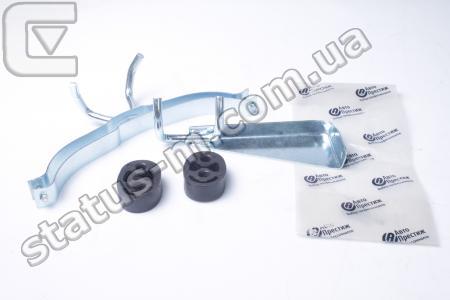 Авто Престиж / АП 33023-1203039 / Хомут подвески глушителя Газель NEXT,Бизнес дв.4216,Evotech 2,7,Cummins ISF 2.8  компл. (кронштейн 1шт+хомут 1шт+под.нов.обр.2шт) (пр-во Авто Престиж) фото 1