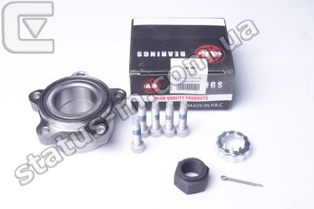 Авто Престиж / А21R23.3103145 / Подшипник ступицы передний колеса Газель NEXT (конический двухрядный с фланцем) с компл. крепежа серия АП (пр-во Авто Престиж) фото 1