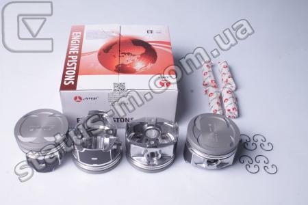 AMP / 405-1004015М / Поршень цилиндра Газель,Волга дв.405 d=95,5 гр.А М/К (поршень 4шт+палец поршневой 4шт+кольцо стопорное 4шт) (пр-во AMP) фото 1