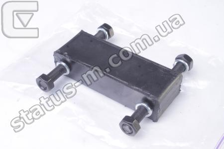 Украина / 24-1001050-Б / Подушка двигателя задняя (КПП) Газель,Волга компл.1шт (гайки+гровер) 