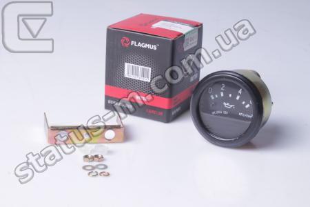 Flagmus / УК130А-3810010 / Указатель (прибор) давления масла УАЗ 452,469 ГАЗ 53 (пр-во Flagmus) фото 1
